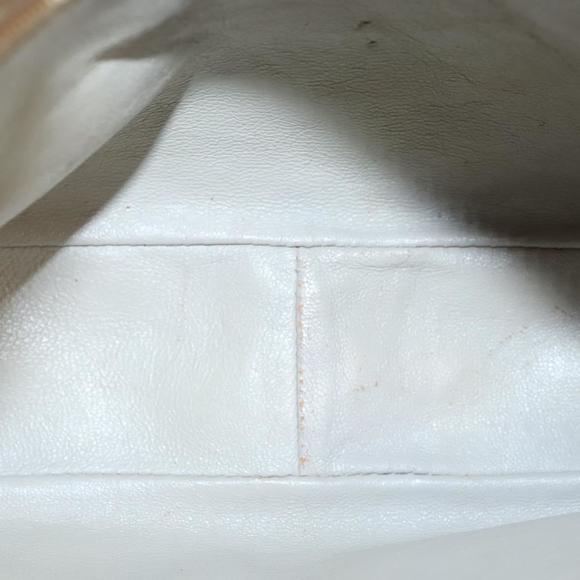 CHANEL Matelasse Chain Shoulder Bag Lamb Skin Beige Gold CC Auth bs26041 - Picture 11 of 16